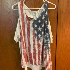 American Flag Tank Top